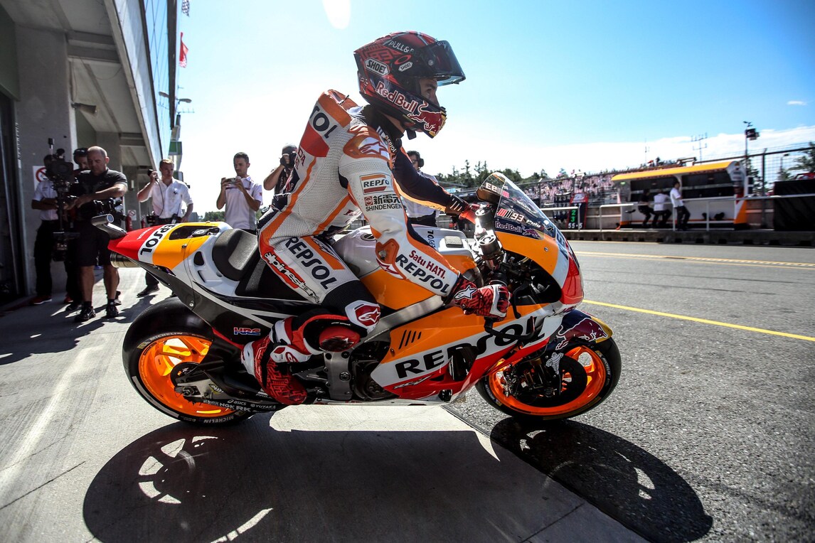 MotoGp, Brno: Marquez davanti a Folger e Rossi nelle libere