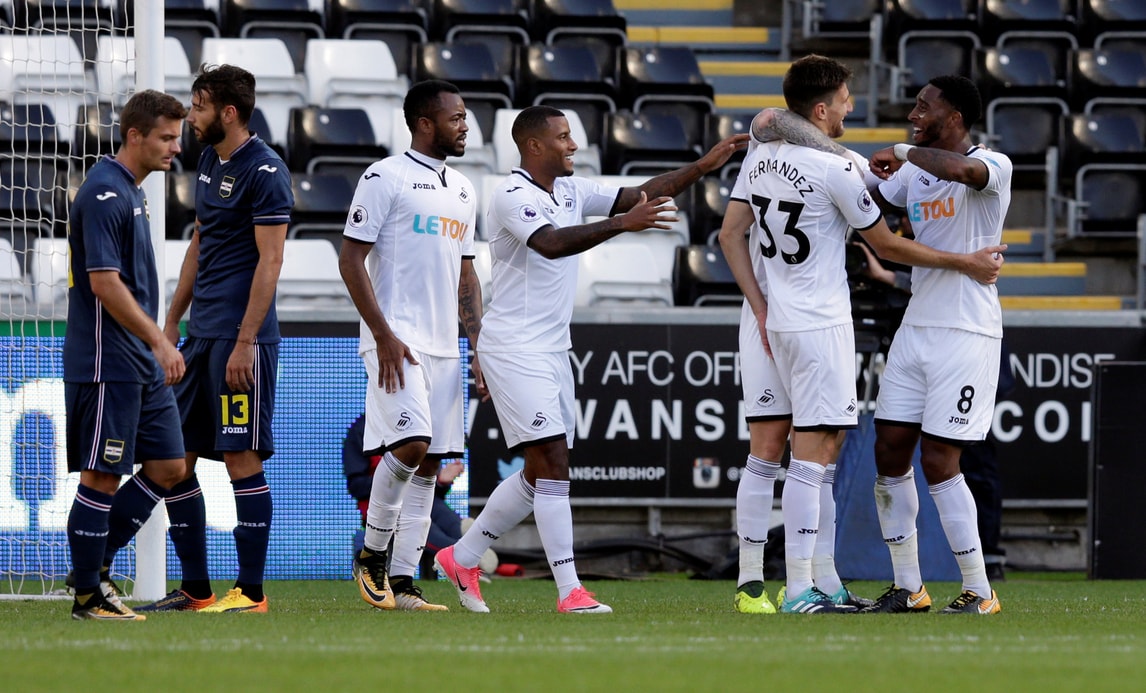 Serie A Swansea-Sampdoria 4-0: blucerchiati annichiliti