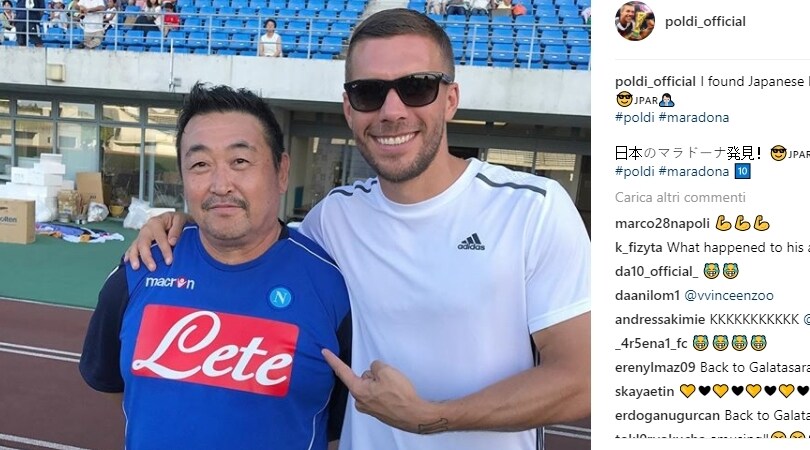 Napoli in J-League con Podolski: «Ecco il Maradona giapponese»