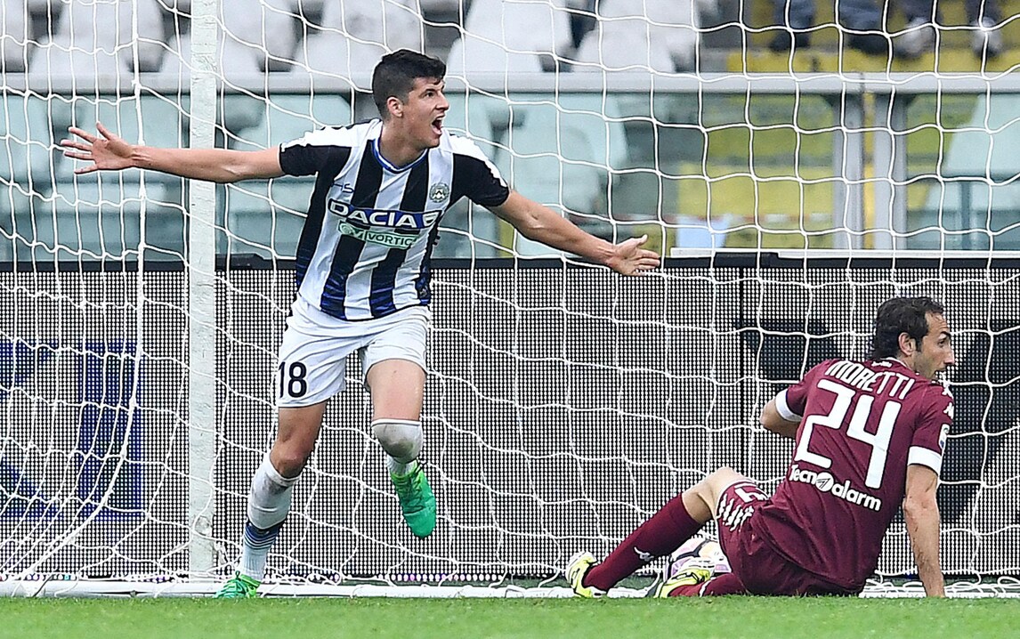 Serie A Udinese, per Perica trauma distorsivo alla caviglia destra