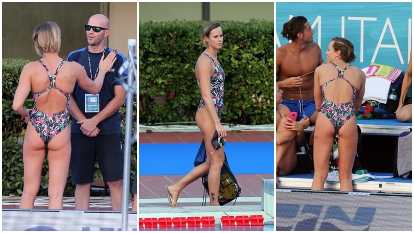 Federica Pellegrini, sexy regina del nuoto al Foro Italico