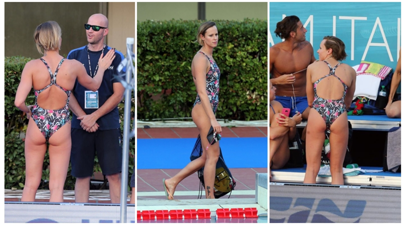 Federica Pellegrini, sexy regina del nuoto al Foro Italico