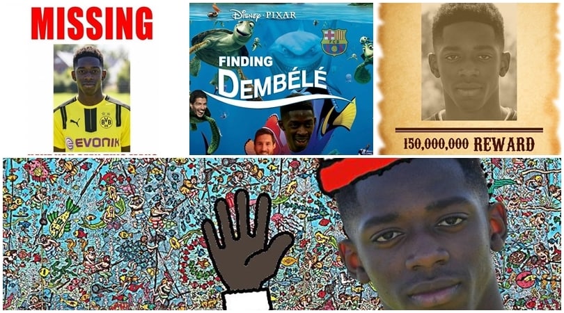 Dembélé scomparso, social scatenati