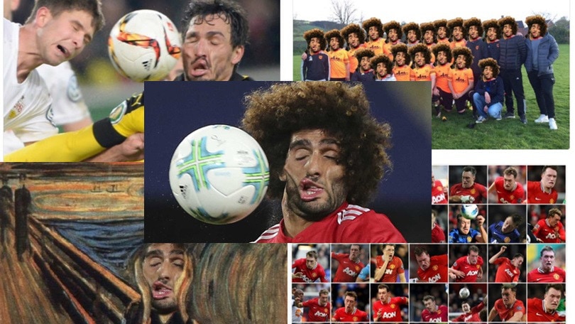 'FellaChallenge', la pallonata a Fellaini diventa una sfida social