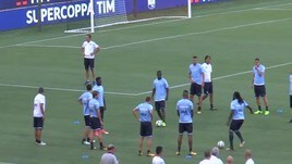 Supercoppa: Lazio, allenamento pre Juventus