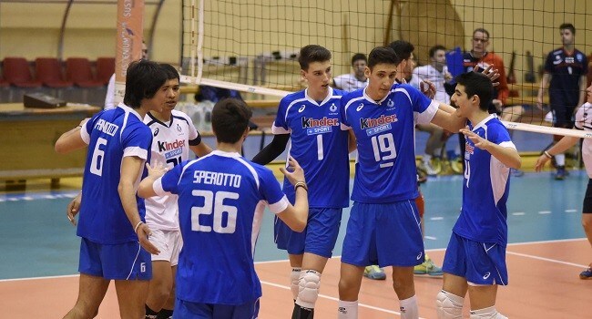 Volley: U.19 Maschile, battuto il Brasile in amichevole