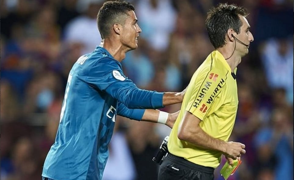 Real, stangata per Cristiano Ronaldo: 5 turni di stop