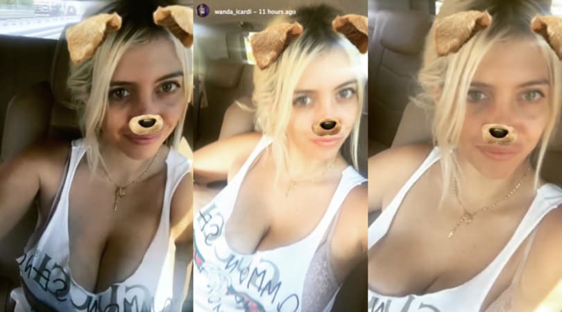 Wanda Nara, un décolleté mozzafiato
