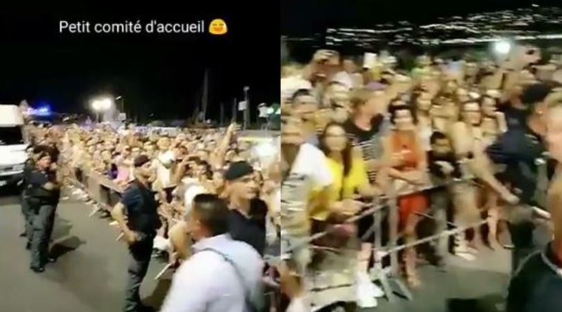 Il Nizza torna in hotel, ma ad aspettarlo ci sono i tifosi del Napoli