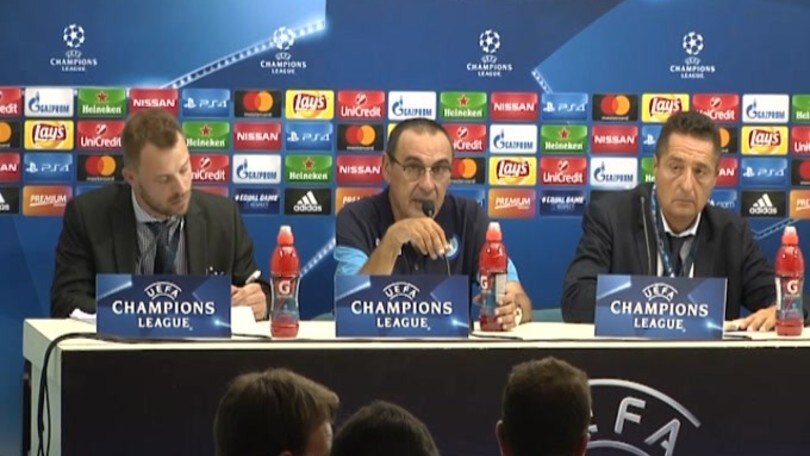 Sarri: "Percentuale realizzativa bassa? Ha influito anche il clima"