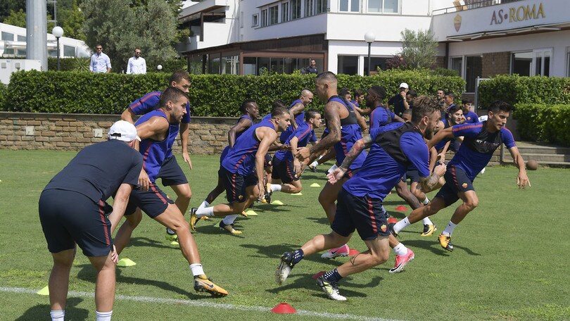 Roma, tutti di corsa verso l'Atalanta
