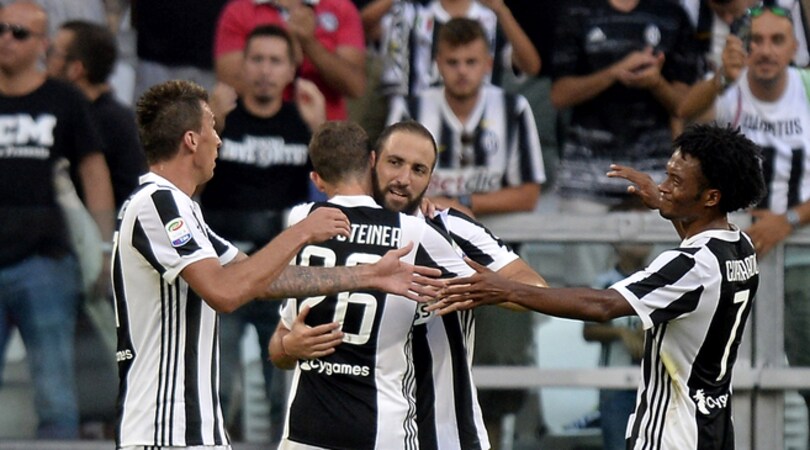 Juventus-Cagliari 3-0: Buffon para il Var, a segno Mandzukic, Dybala e Higuain