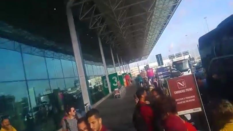 Roma, partenza per Bergamo