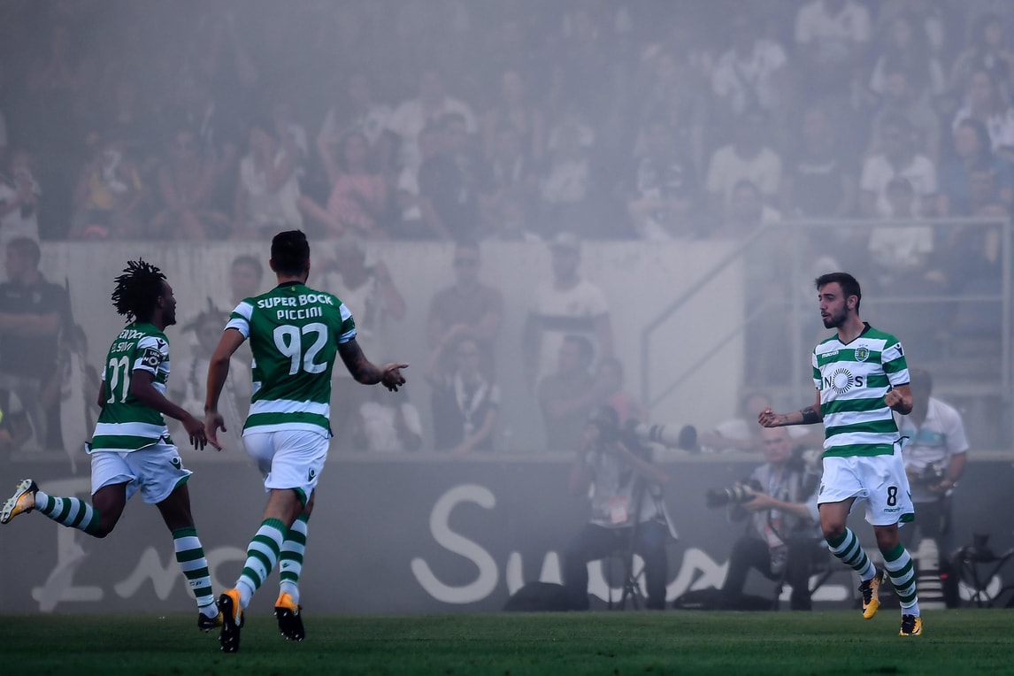 Sporting Lisbona, che doppietta Bruno Fernandes: stupendo il primo gol!