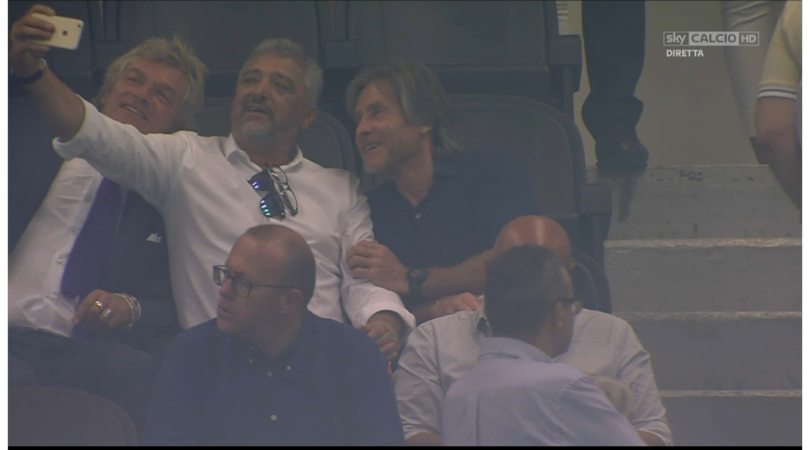 Altobelli, Oriali e Antognoni: selfie a San Siro
