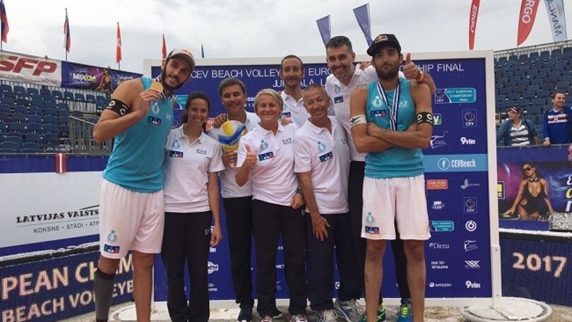 Beach Volley: Lupo-Nicolai vincono il terzo titolo Europeo consecutivo