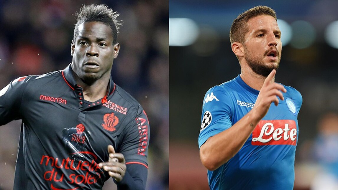 Nizza-Napoli, tra Balotelli e Mertens duello da Champions