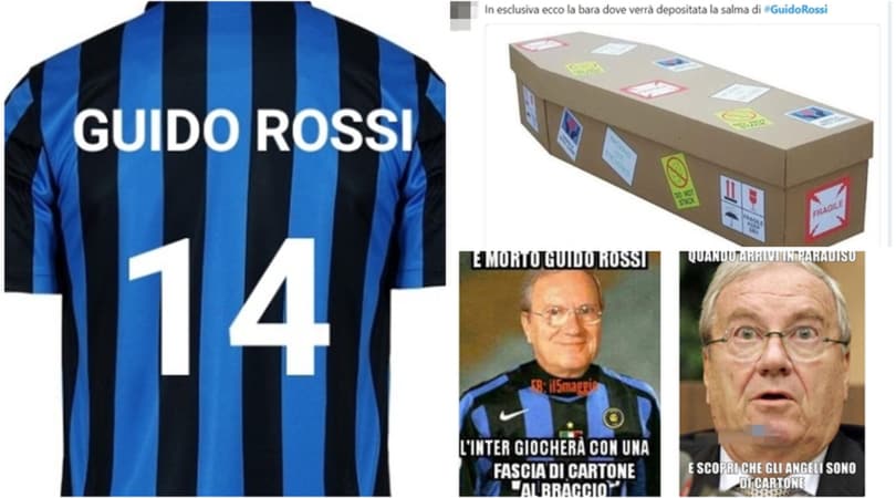 Su Guido Rossi il peggio del web. Ecco un catalogo degli orrori