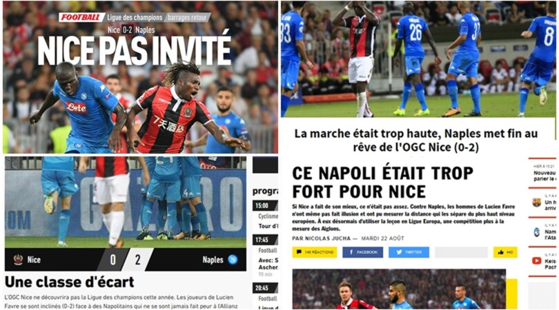 La stampa francese esalta il Napoli: «Troppo forte per il Nizza»
