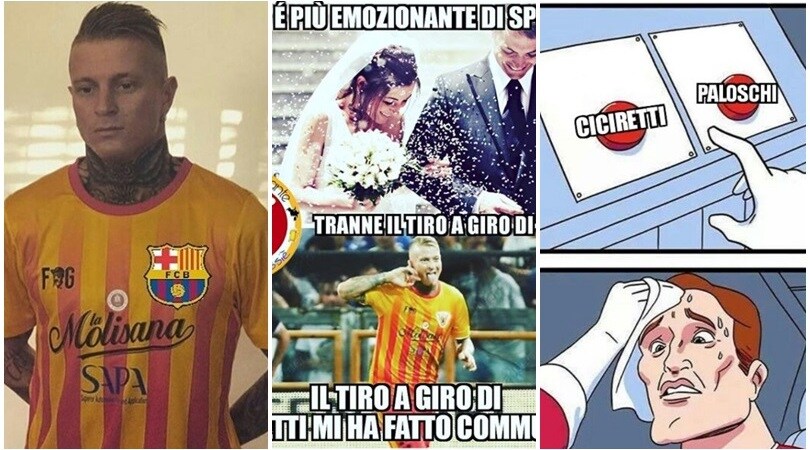 Ciciretti nuovo re dei social: quanti fotomontaggi in suo onore!