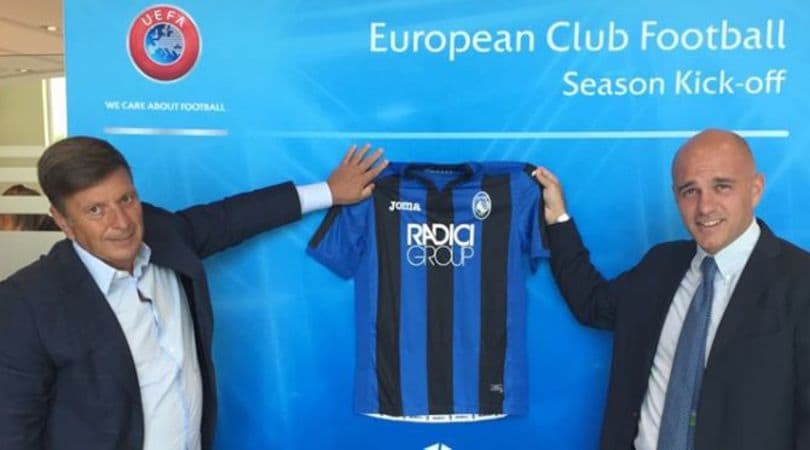 Atalanta, RadiciGroup main sponsor per Europa League e Tim Cup