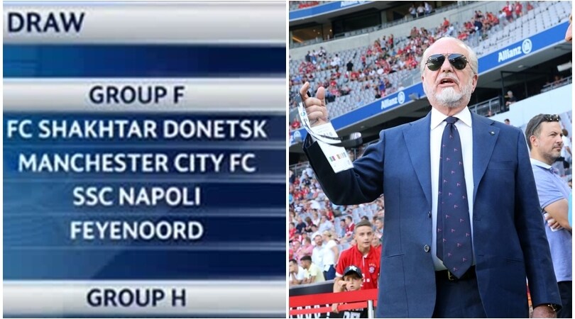 Champions, De Laurentiis senza paura: «Bellissime sfide, avanti Napoli»