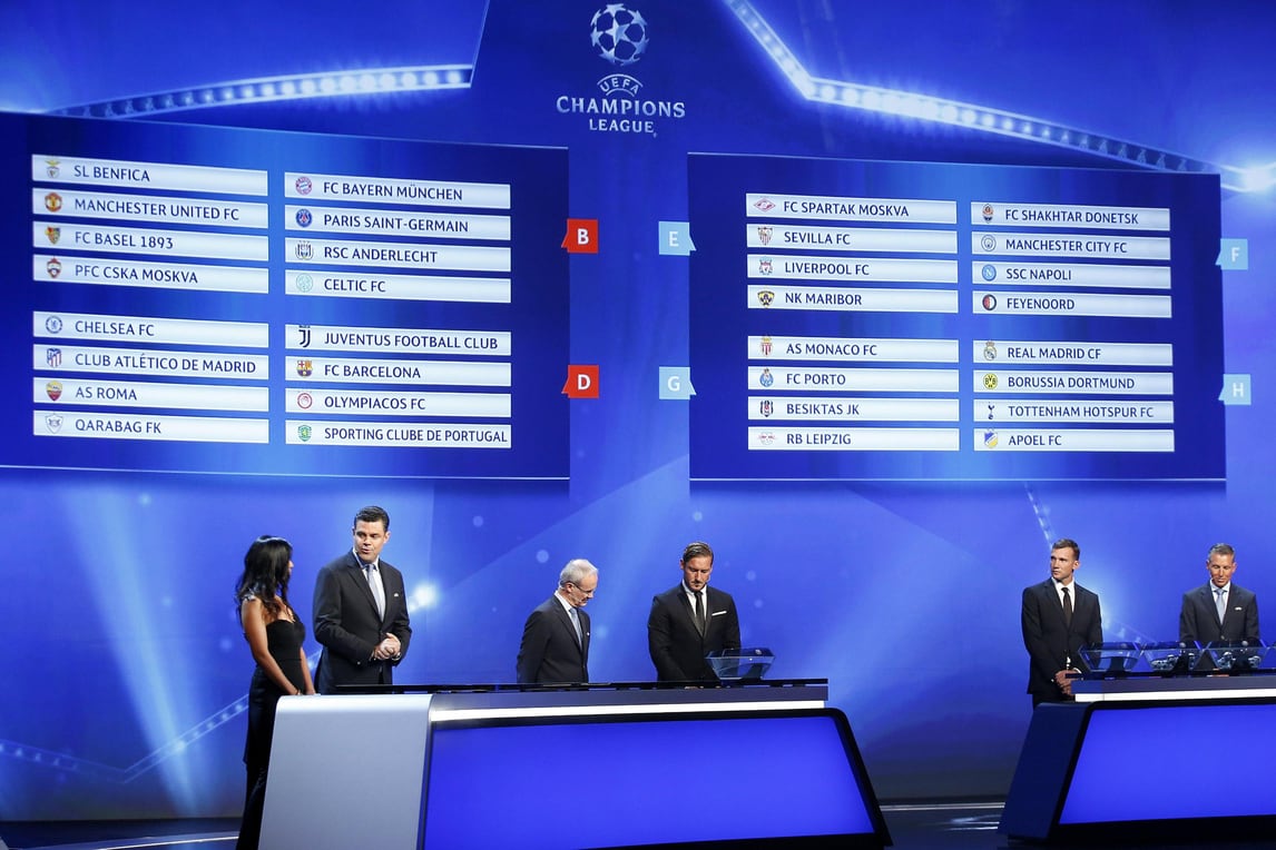 Champions, il calendario Roma