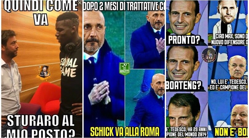 Ultimi giorni di calciomercato, ecco il punto (ironico) sui social
