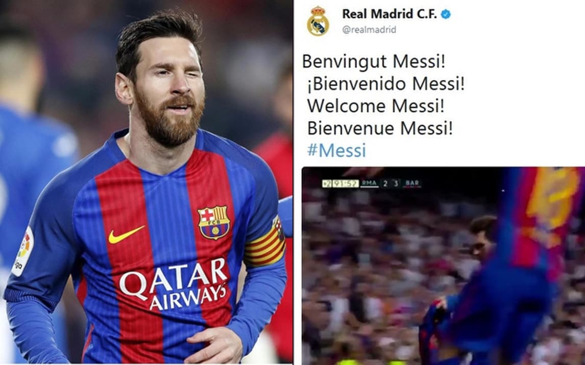 Il Real Madrid annuncia Messi ma è un attacco hacker