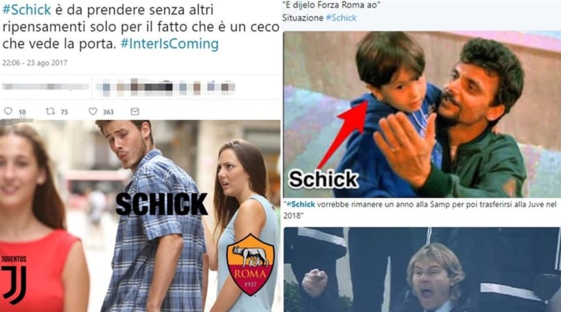 Schick conteso e indeciso: la telenovela del mercato esalta i social