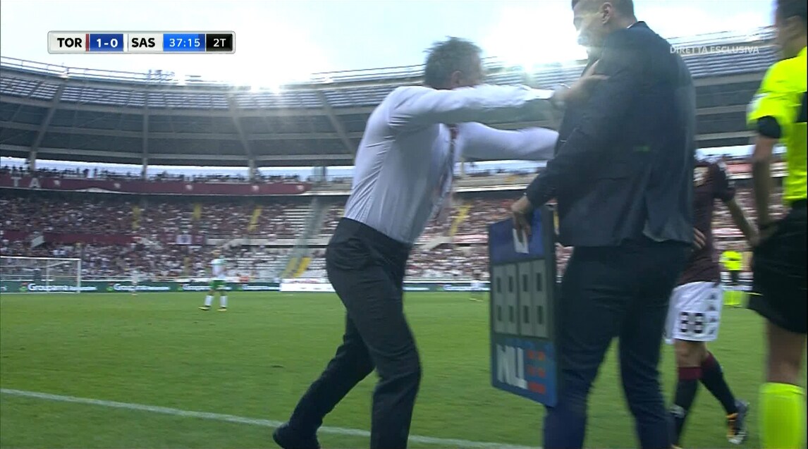 Furia Mihajlovic: spinte e insulti al suo staff per un cambio sbagliato