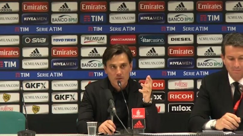 Montella: "Orgoglioso di questo Milan"