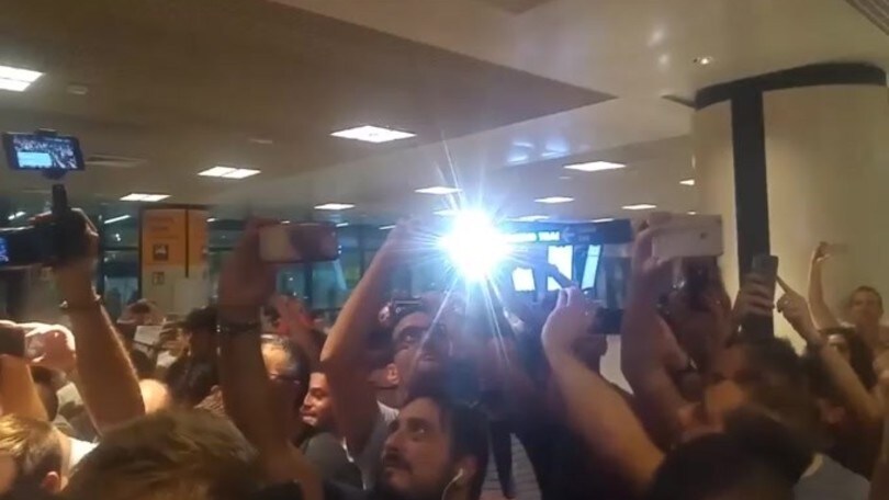 I tifosi della Roma attendono Schick