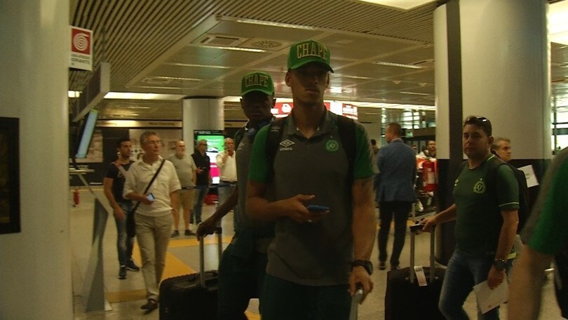 Chapecoense, il primo giorno nella Capitale