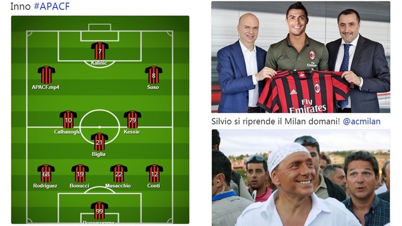 Il Milan annuncia l'#APACF show. E il web si scatena