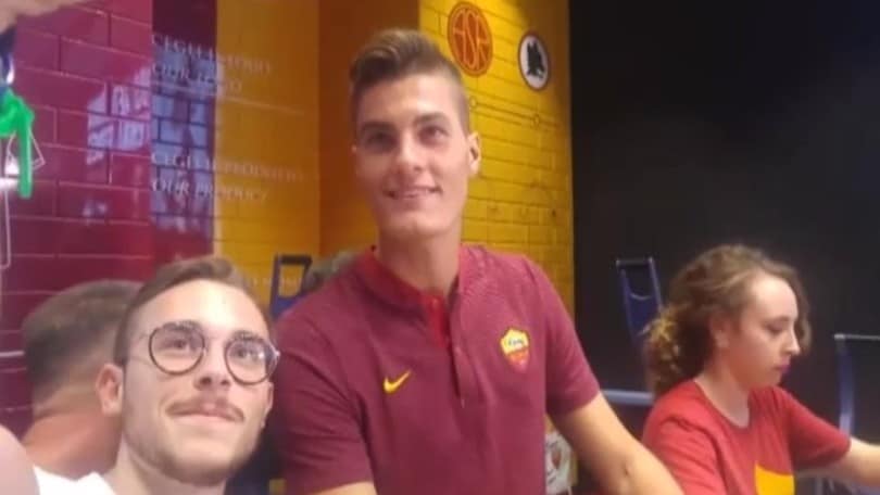 Roma, Schick incontra i tifosi