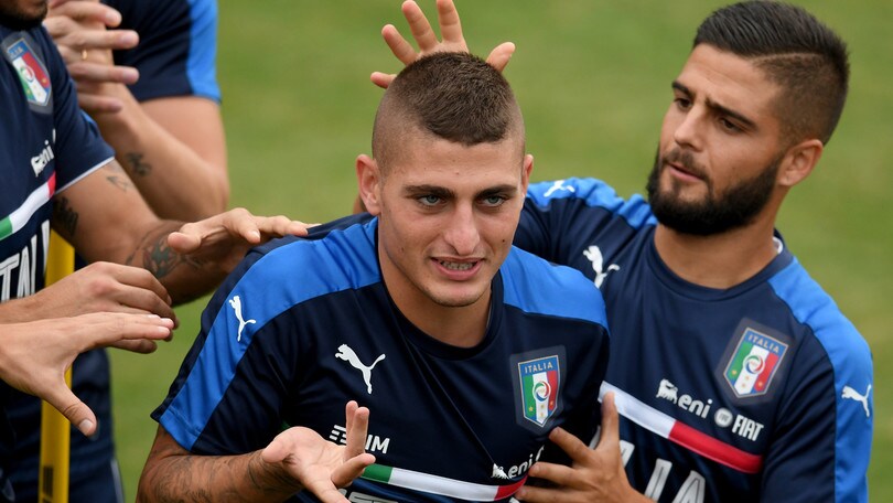 Italia, Verratti nel mirino di Insigne: quanti scherzi a Coverciano!