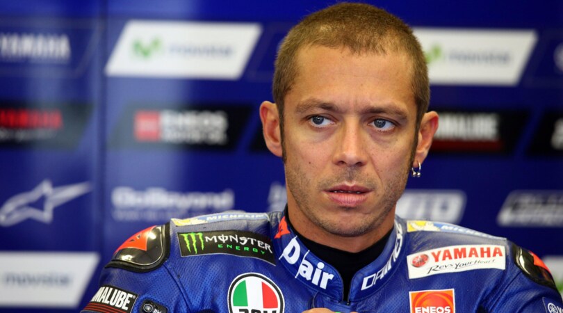 MotoGp Yamaha, Rossi: «Contento per la prima fila»