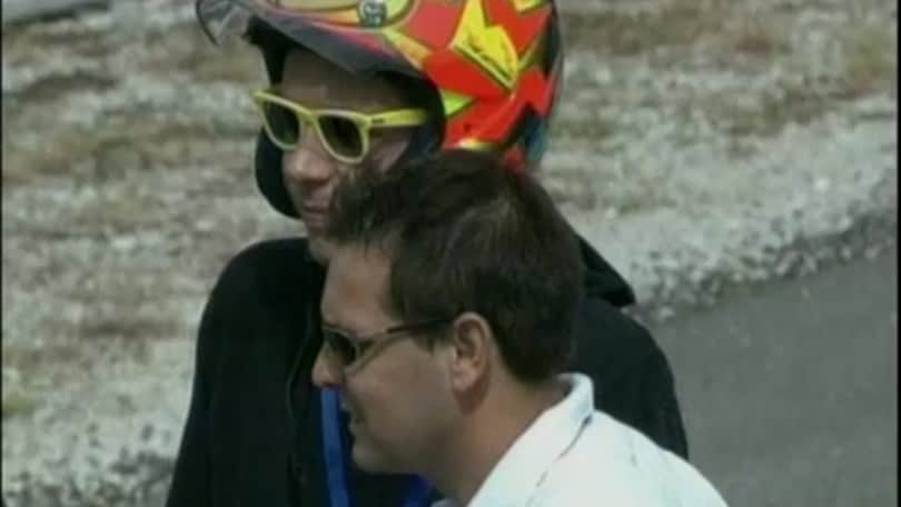 Frattura di tibia e perone per Valentino Rossi
