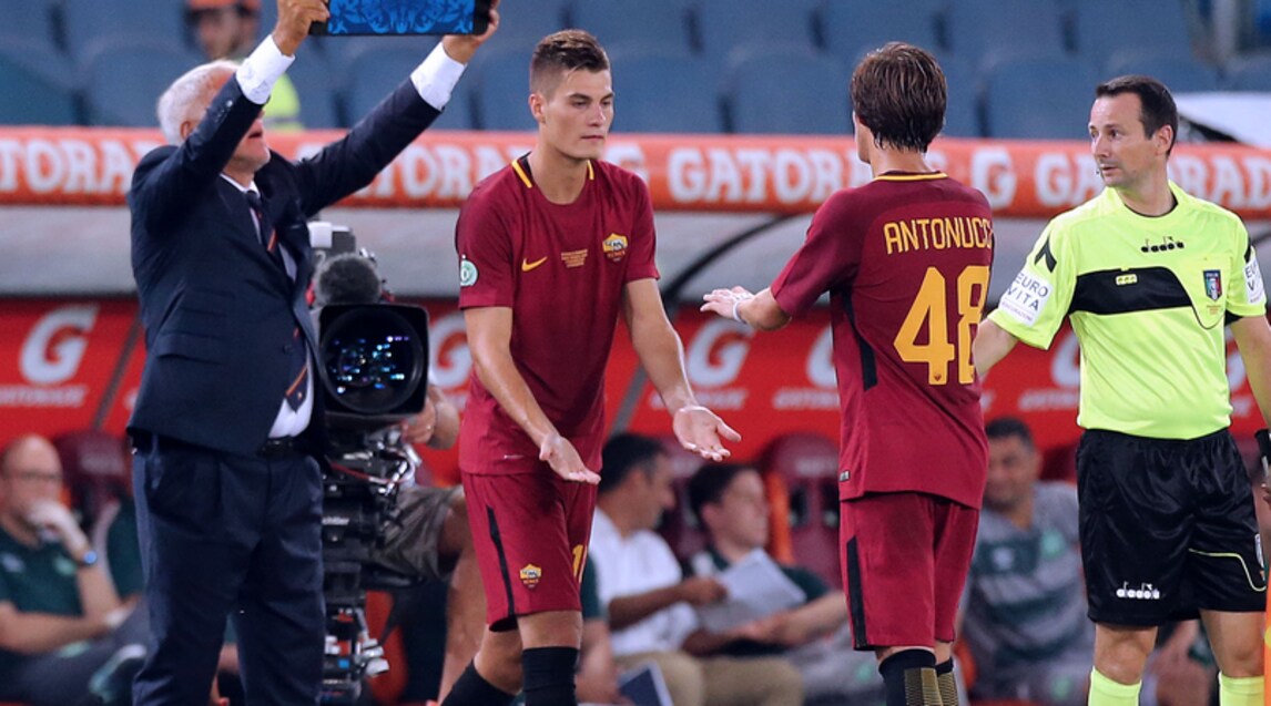 Roma, prima partita per Schick