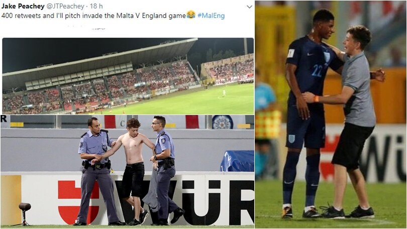 «A 400 retweet vado in campo»: invasione social in Malta-Inghilterra