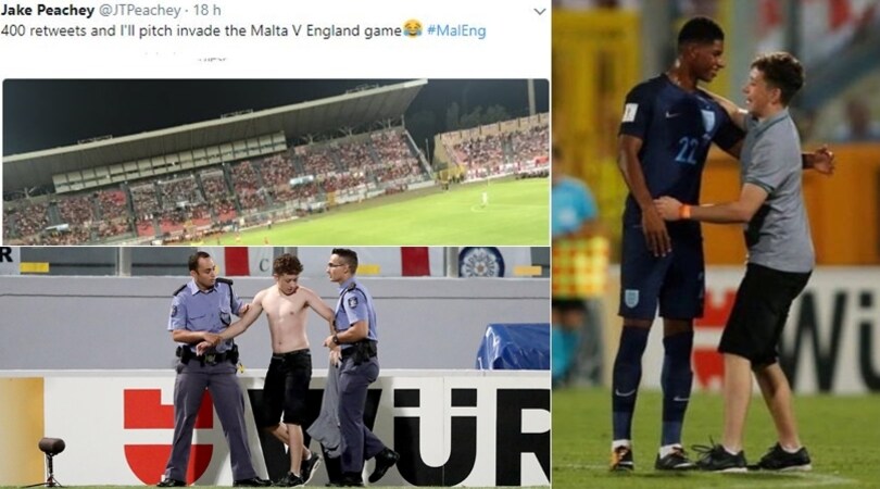 «A 400 retweet vado in campo»: invasione social in Malta-Inghilterra