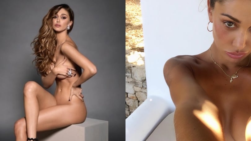 Belen Rodriguez nuda su Instagram: la reazione hot di Iannone è da ridere