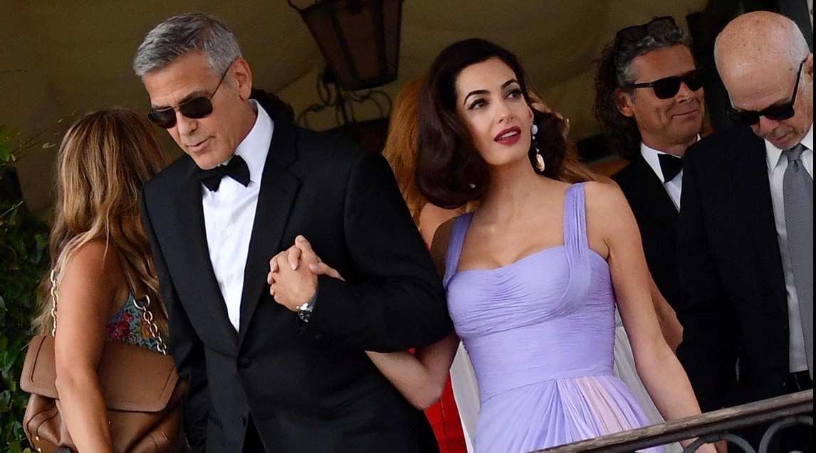 George Clooney e Amal incantano Venezia