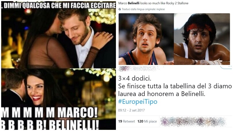 Italia pazza di Belinelli: lo show contro l'Ucraina fa impazzire i social