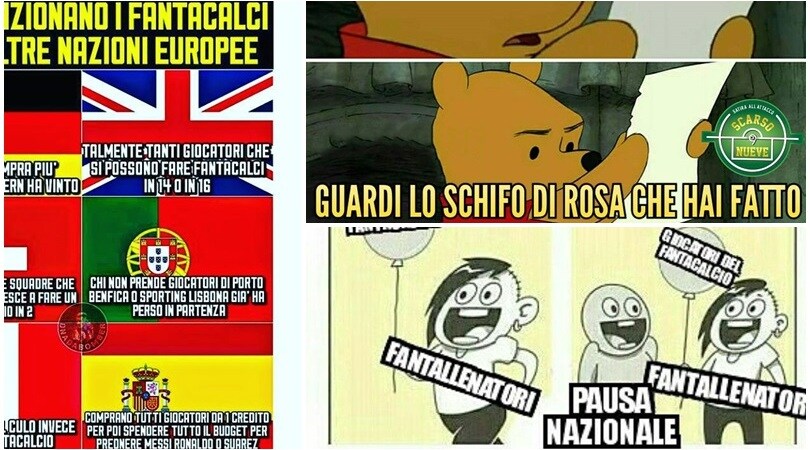 E' la settimana del fantacalcio: sui social impazzano le ironie