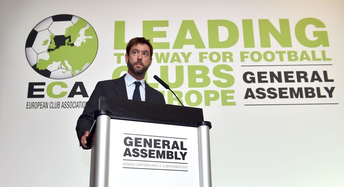 Agnelli presidente dell'Eca