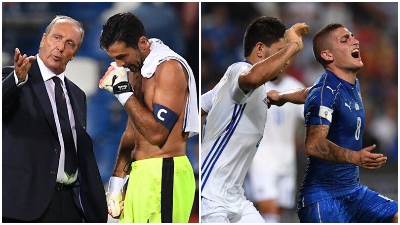 Italia, Buffon e Verratti si ribellano ai fischi: «Abbiamo vinto, fiducia in Ventura»