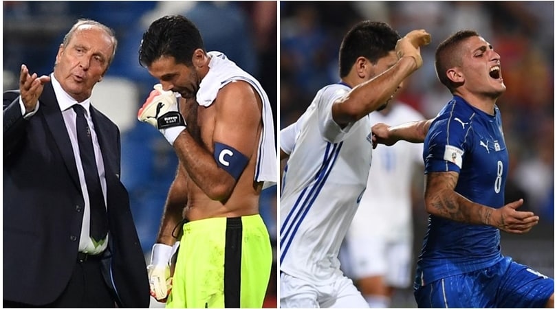 Italia, Buffon e Verratti si ribellano ai fischi: «Abbiamo vinto, fiducia in Ventura»