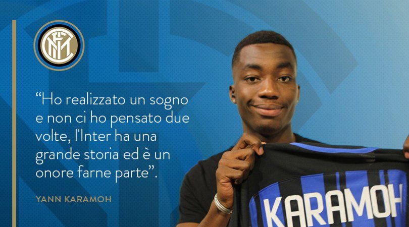 Inter, Karamoh: «Volevo la maglia nerazzurra a tutti i costi»